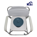 Silla de baño con inodoro y ruedas. KI