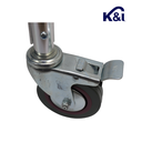 Silla de baño con inodoro y ruedas. KI